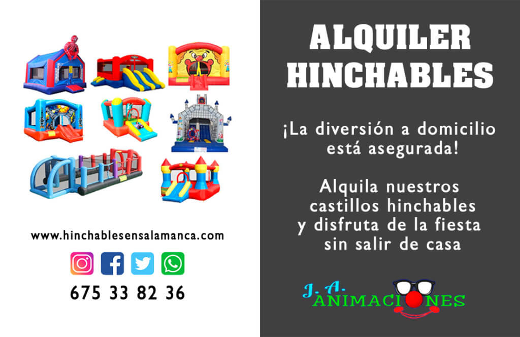 Alquiler hinchables Salamanca